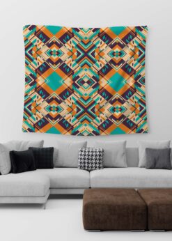 Kare Mandala Duvar Örtüsü - (MN24)