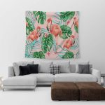 Flamingo Aşkı Duvar Örtüsü - (MN7)