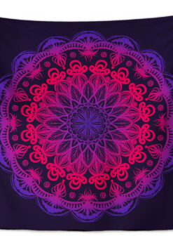 Colored Mandala Duvar Örtüsü 150x100cm - FP115