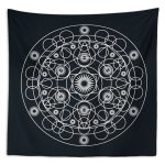 Dairesel Mandala Duvar Örtüsü 150x130cm - FP117