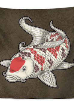 Koi Balığı Duvar Örtüsü 150x130cm - FP129