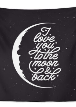 Love Moon Duvar Örtüsü 150x130cm - FP132