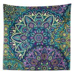 Mor Krem Mandala Duvar Örtüsü 150x130cm - FP136
