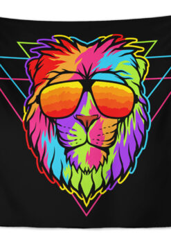 Star Lion Duvar Örtüsü 150x130cm - FP154