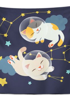 Cute Cat Duvar Örtüsü 150x130cm - FP164
