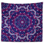 Lacivert Mandala Duvar Örtüsü 150x130cm - FP174