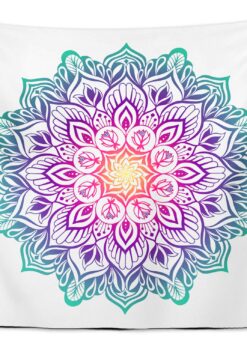 Mandala Çiçeği 2 Duvar Örtüsü 150x130cm - FP179