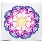 Mandala Çiçeği 3 Duvar Örtüsü 150x130cm - FP180