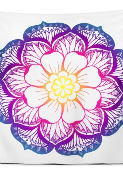 Mandala Çiçeği 3 Duvar Örtüsü 150x130cm - FP180