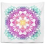 Mandala Çiçeği 4 Duvar Örtüsü 150x130cm - FP181