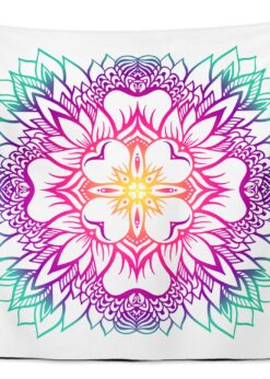 Mandala Çiçeği 4 Duvar Örtüsü 150x130cm - FP181
