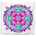Mandala Çiçeği  Duvar Örtüsü 150x130cm - FP182