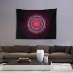 Abstract Mandala Duvar Örtüsü 100x150cm - FP11