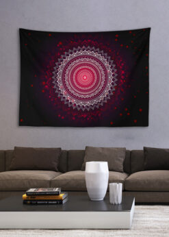 Abstract Mandala Duvar Örtüsü 100x150cm - FP11
