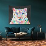 Popart Tiger Duvar Örtüsü 100x150cm - FP21