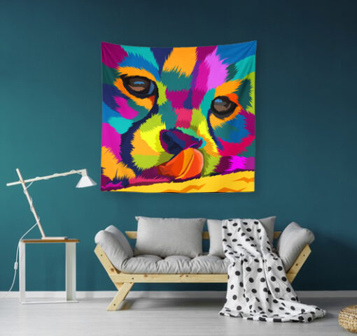 Baby Tiger Duvar Örtüsü 150x150cm -FP210