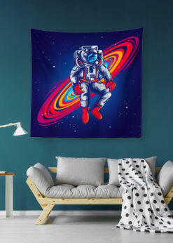 Blue Hol Duvar Örtüsü 150x150cm -FP212