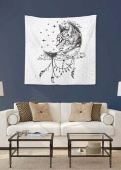 Cat Dream Duvar Örtüsü 150x150cm -FP216