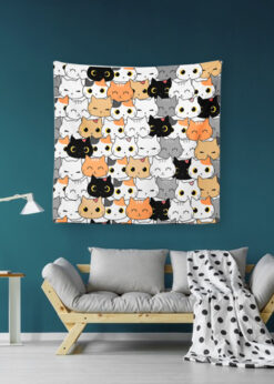 Cats Duvar Örtüsü 150x150cm -FP217