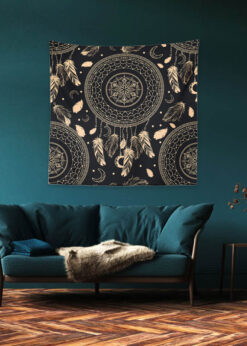 Krem Düş Kapanı Duvar Örtüsü 150x150cm - FP231