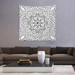 Mandala Boyama 2 Duvar Örtüsü 150x150cm - FP235