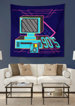 90lar Duvar Örtüsü 150x150cm - FP24