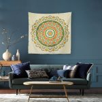 Pastel Mandala Duvar Örtüsü 150x150cm - FP 250