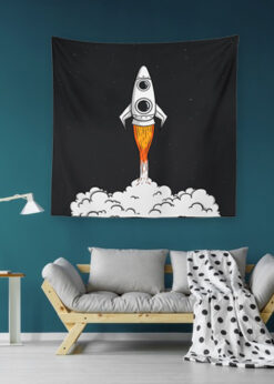 Roket Duvar Örtüsü 150x150cm - FP 257
