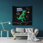 Space Dino Duvar Örtüsü 150x150cm - FP 261