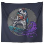 Space Skate Duvar Örtüsü 150x150cm - FP 263