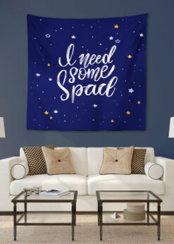 Blue Space Duvar Örtüsü 150x150cm - FP28
