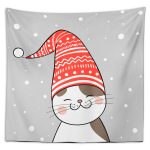 Cute Hat Duvar Örtüsü 150x150cm - FP35