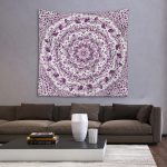 Elegan Mandala Duvar Örtüsü 150x150cm - FP36