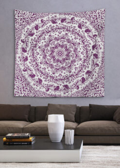 Elegan Mandala Duvar Örtüsü 150x150cm - FP36