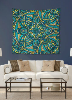 Mandala Saray Duvar Örtüsü 150x150cm -FP41