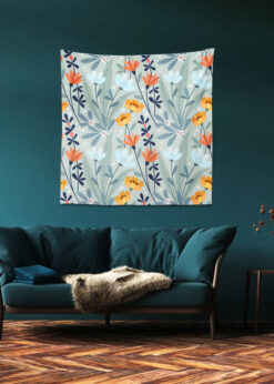 Soft Flower Duvar Örtüsü 150x150cm -FP61