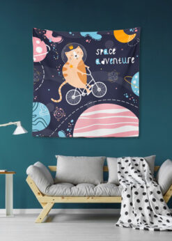 Space Adventure Duvar Örtüsü 150x150cm -FP63