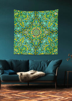Vertigo Mandala Duvar Örtüsü 150x150cm -FP68