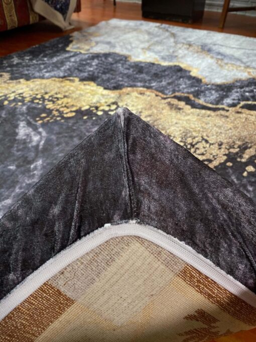 Arden İpek Kadife Halı Örtüsü - 160x233cm - İNDİRİM - Görsel 6