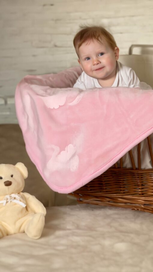 Bebek Battaniyesi - Yumuşak Bebek Battaniyesi - Sıcak Bebek Battaniyesi - 100x120 - Görsel 3