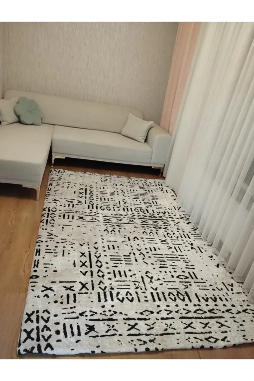 İncitme İpek Kadife Halı Örtüsü - Görsel 2