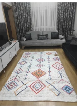 Antik İpek Kadife Halı Örtüsü