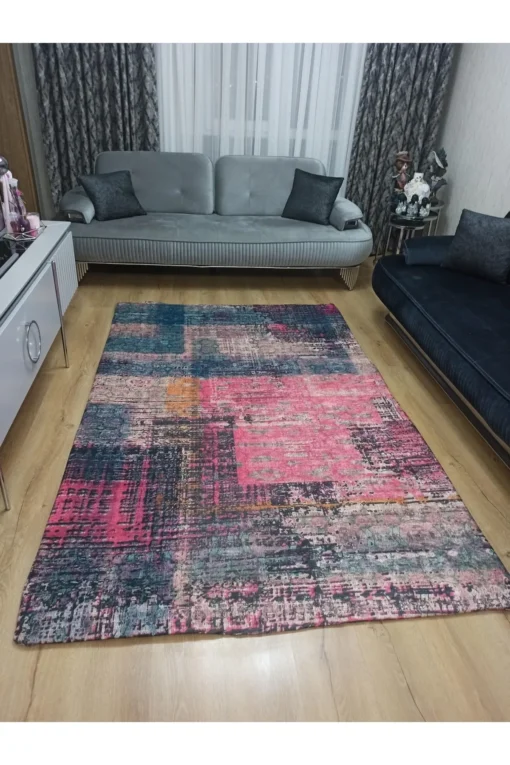 Nüans İpek Kadife Halı Örtüsü - Görsel 3