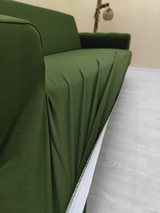 Haki Mikro Petek Tam Giydirme Lastikli Koltuk Örtüsü Takımı – Kendi Takımını Oluştur! - Görsel 3