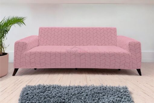 Pudra Baklava Desen Teddy Tam Giydirme Koltuk Örtüsü - Welsoft Koltuk Örtüsü - Görsel 2