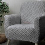 Açık Gri Yakamoz Desen Teddy Tam Giydirme Koltuk Örtüsü - Welsoft Koltuk Örtüsü