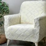 Krem Karnaval Desen Teddy Tam Giydirme Koltuk Örtüsü - Welsoft Koltuk Örtüsü