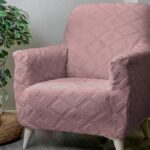 Pudra Karnaval Desen Teddy Tam Giydirme Koltuk Örtüsü - Welsoft Koltuk Örtüsü