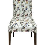 Floral Dijital Kadife Sandalye Kılıfı BK-11